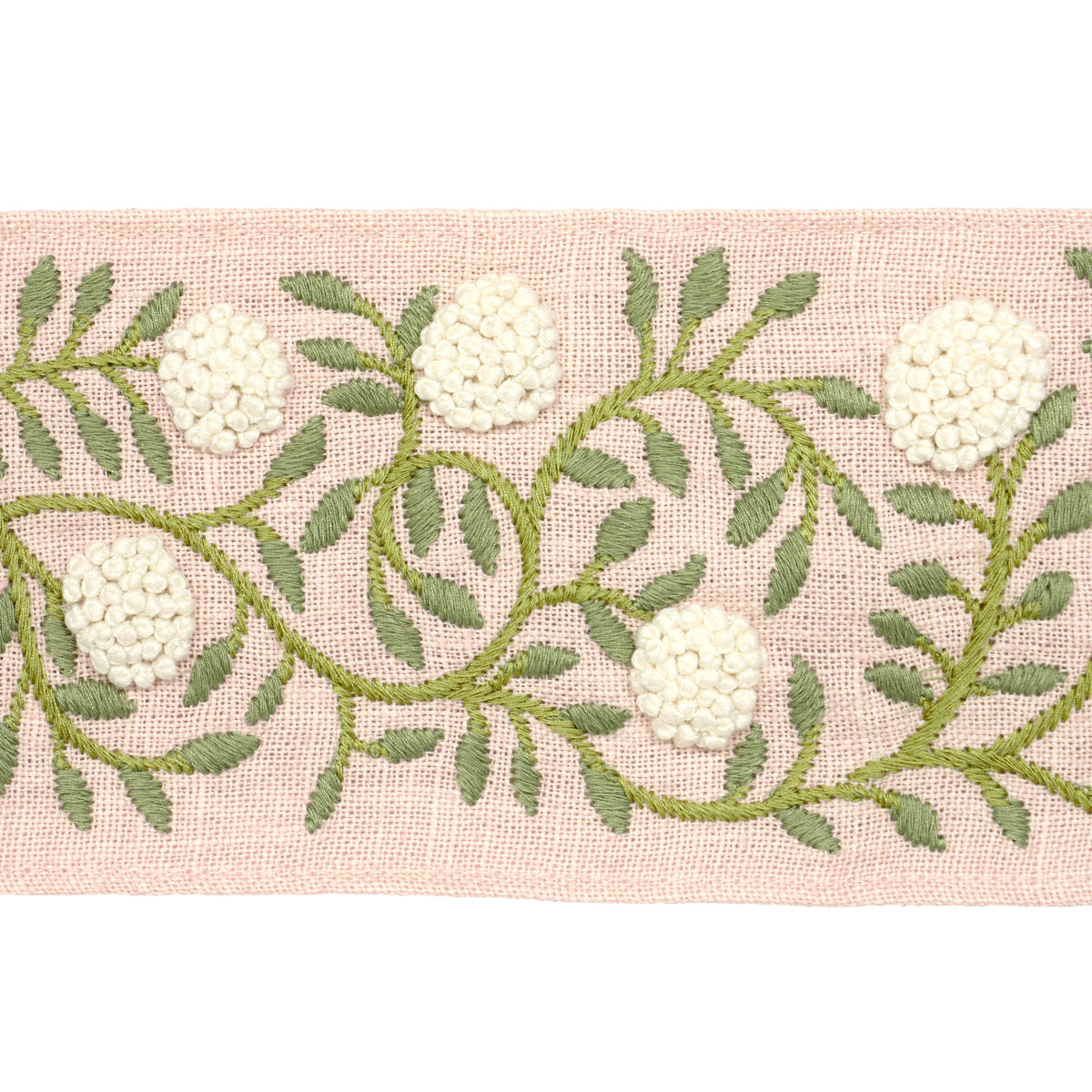 Purchase 76296 | Ashoka Tape, Leaf & Blush - Schumacher Trim