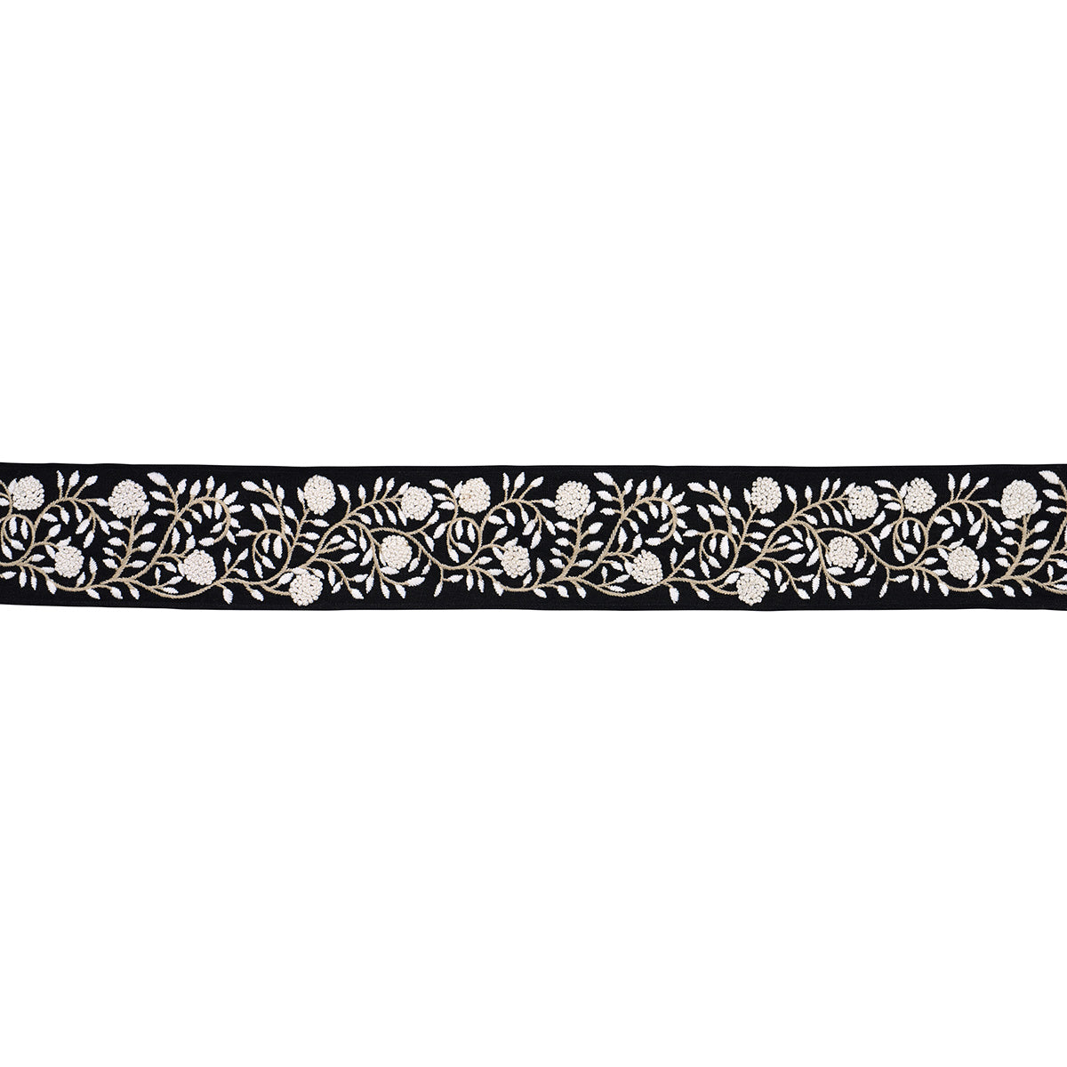 Purchase 76298 | Ashoka Tape, Black & Cream - Schumacher Trim