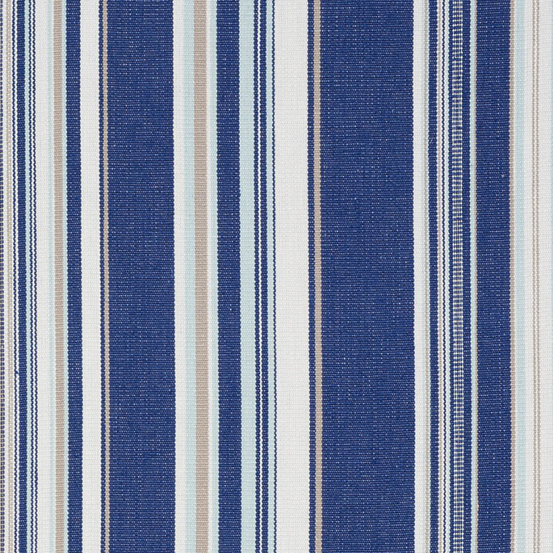 View 76630 Ponderosa Stripe Blue by Schumacher Fabric
