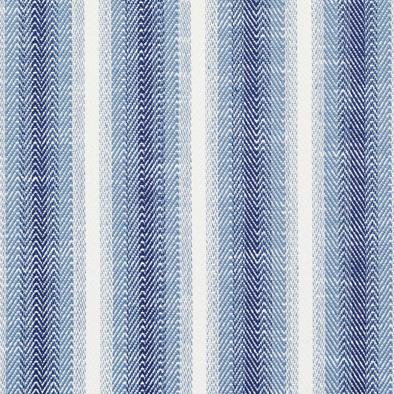 Acquire 76660 Colada Stripe Blue by Schumacher Fabric