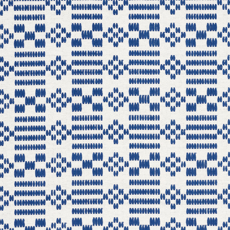 Order 76790 Wilson Embroidery Indigo by Schumacher Fabric