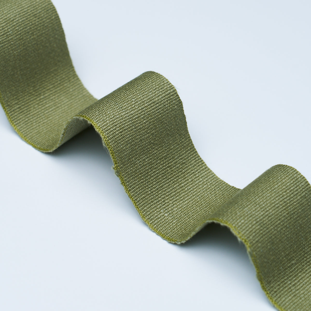 Purchase 76897 | Mathias Linen Tape Wide, Olive - Schumacher Trim