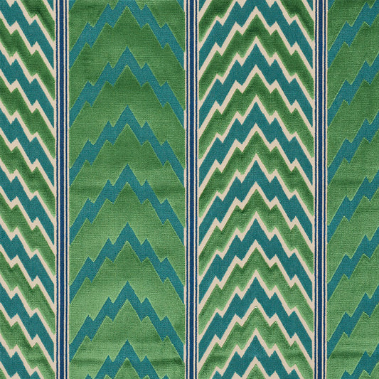 Save 77110 Florentine Velvet Emerald by Schumacher Fabric