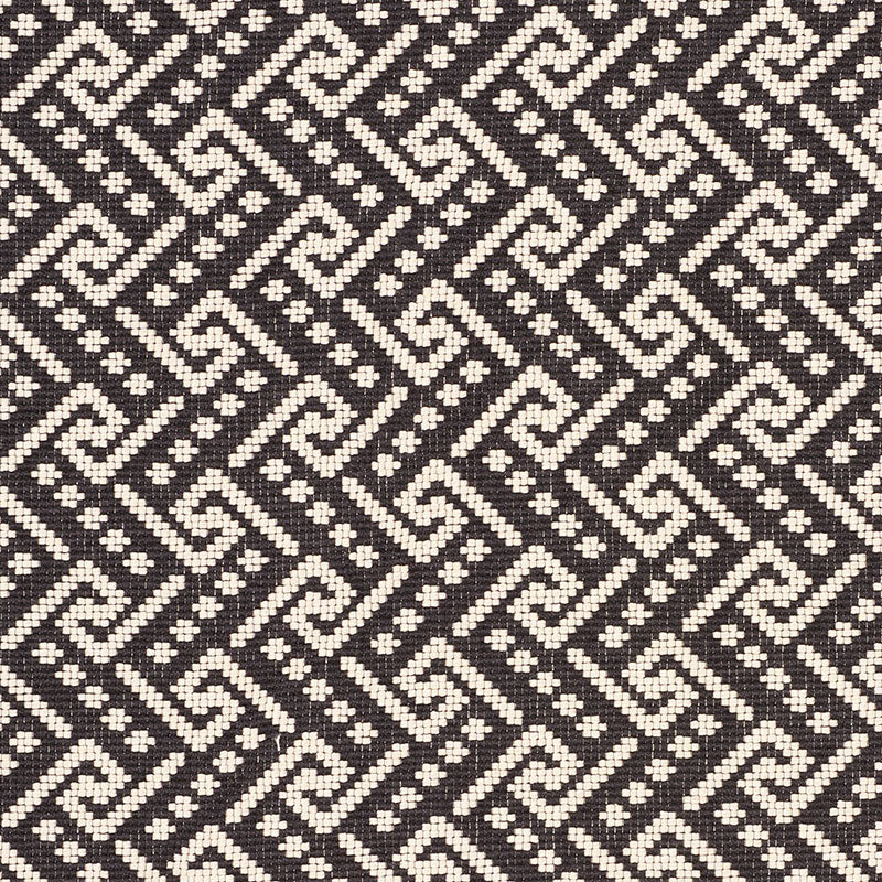Shop 77122 Ionic Weave Black by Schumacher Fabric