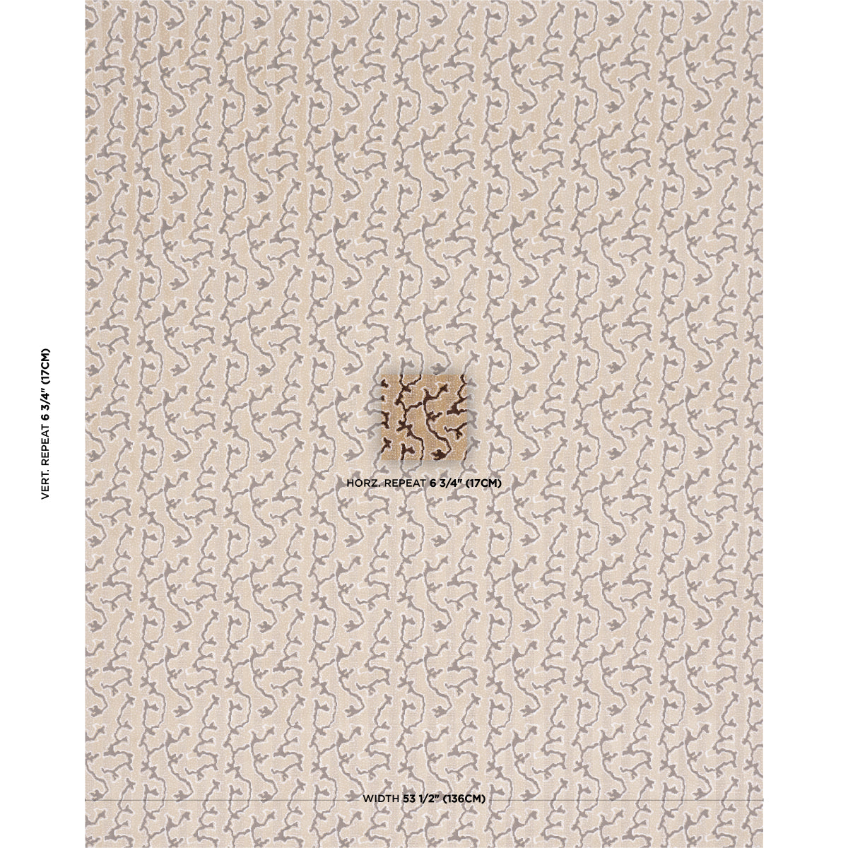 Purchase 77134 | Corail Velvet, Champignon - Schumacher Fabric