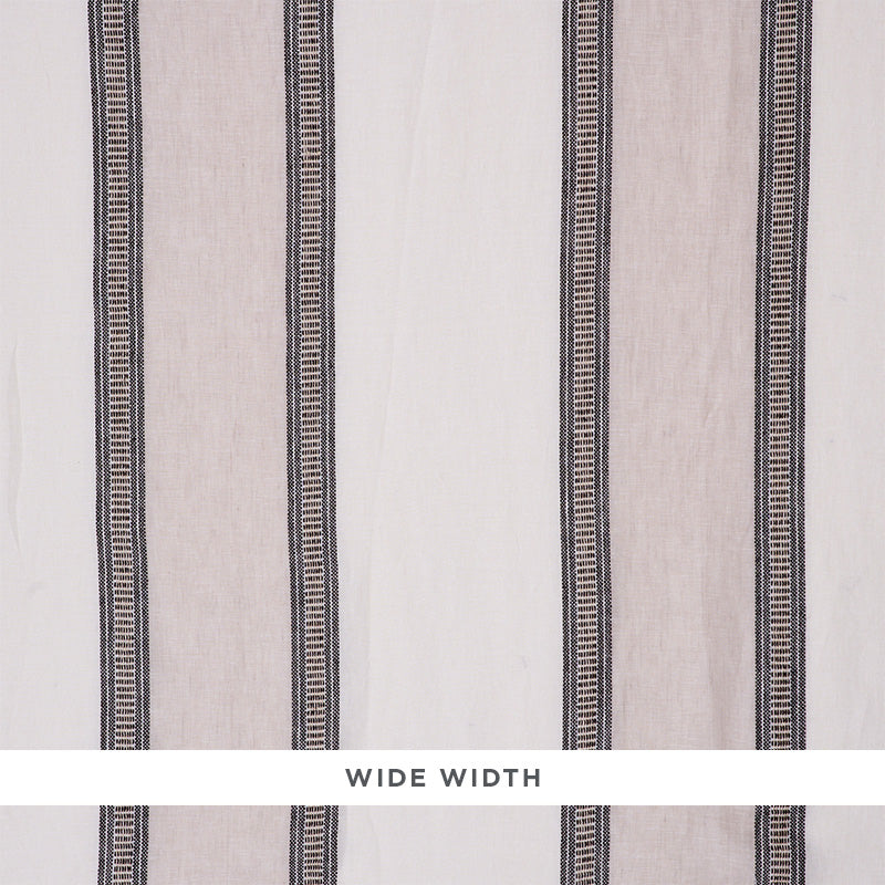 View 77430 Senita Stripe Sheer Neutral by Schumacher Fabric
