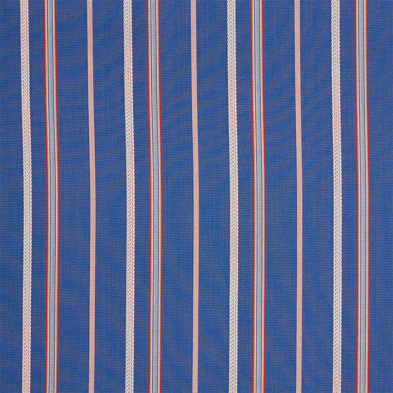 Buy 77451 Kayenta Stripe Blue by Schumacher Fabric