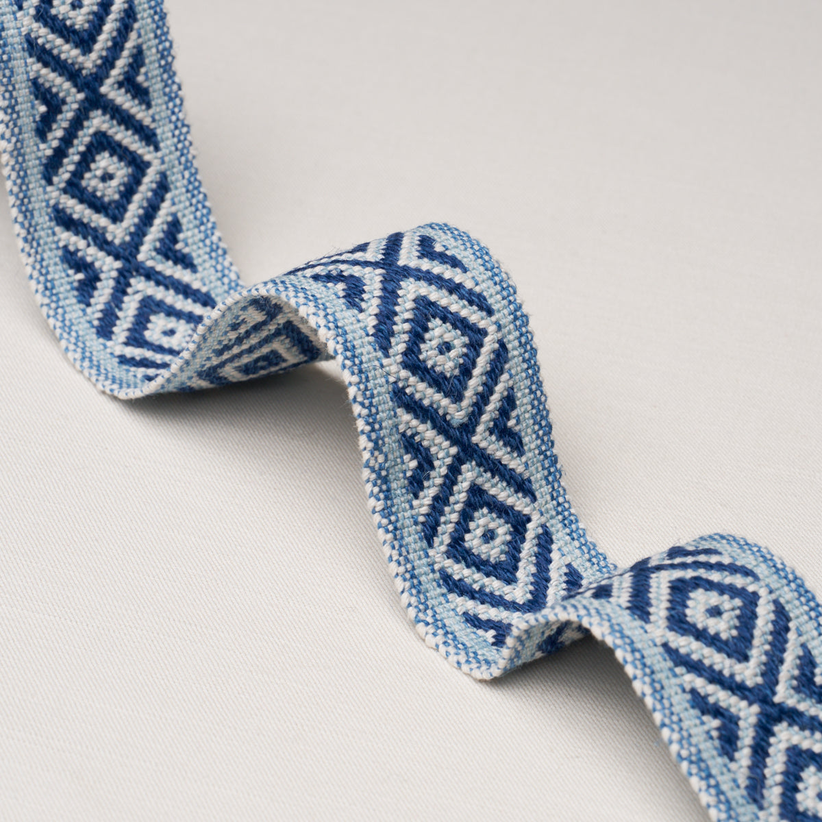 Purchase 77463 | Larson Handwoven Tape, Indigo - Schumacher Trim