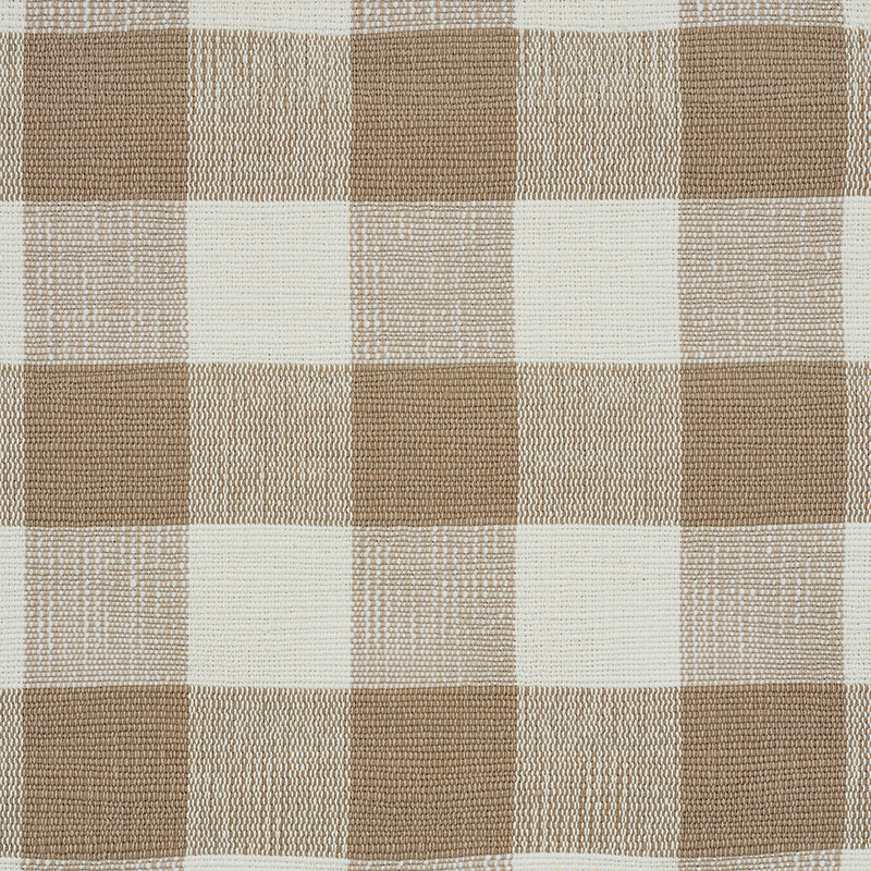 Select 77551 Barnes Performance Check Natural by Schumacher Fabric