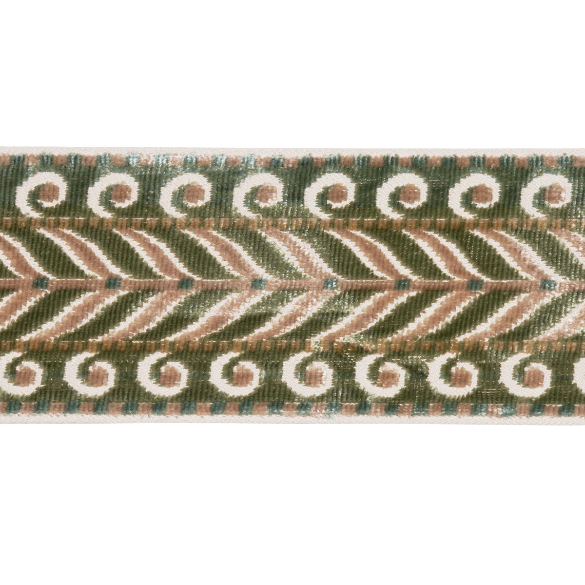 Purchase 77626 | Marion Velvet Tape, Jade - Schumacher Trim