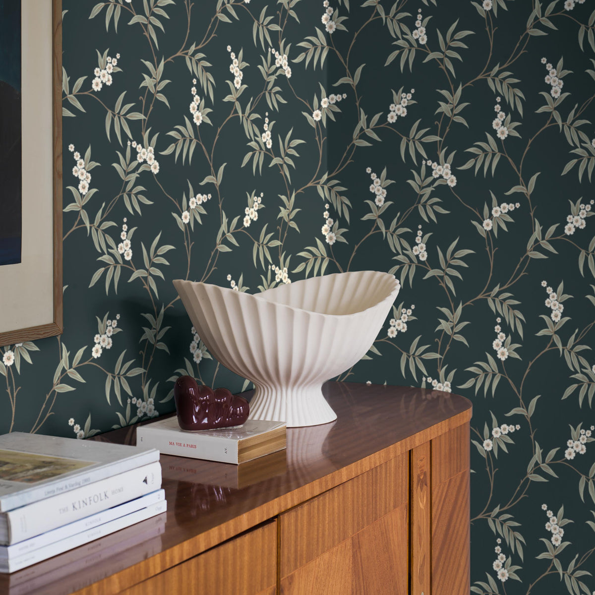 Purchase 7765 | Floral Tree, Spruce - Borastapeter Wallpaper