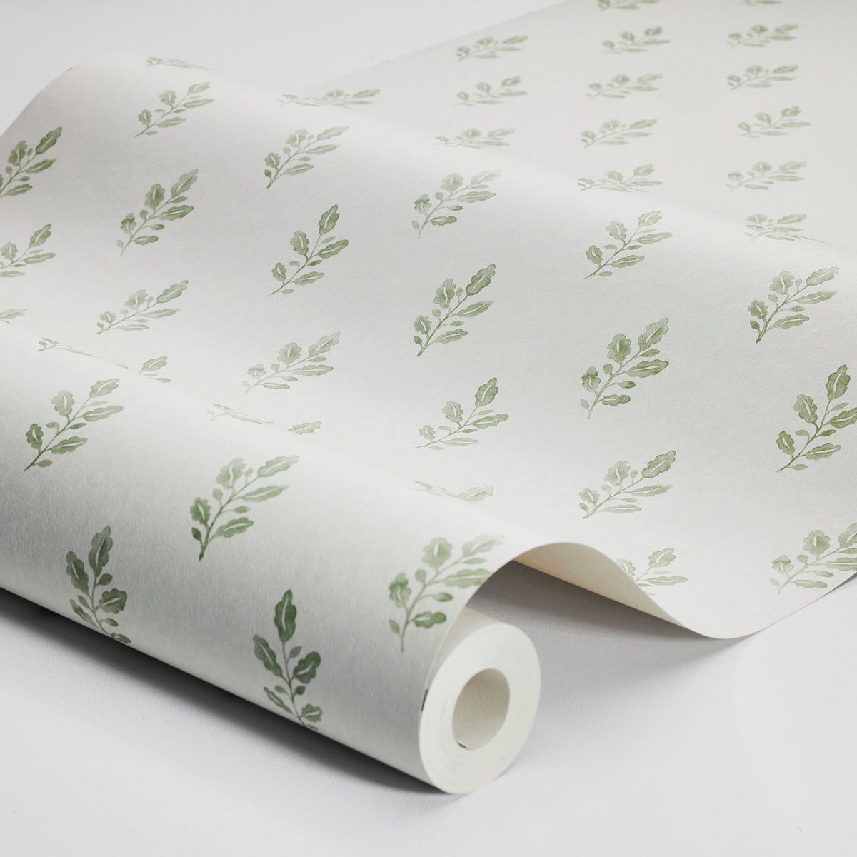 Purchase 7776 | Little Oak, Green - Borastapeter Wallpaper