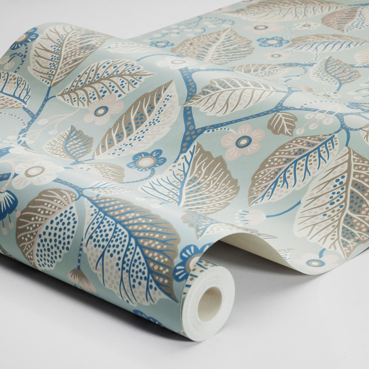 Purchase 7785 | Elm Tree, Blue And Pink - Borastapeter Wallpaper