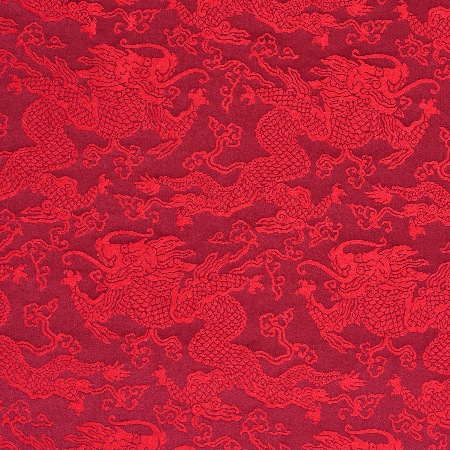Shop 78101 Ruan Dragon Damask Garnet by Schumacher Fabric