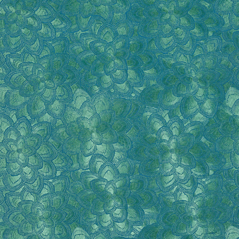 Find 78342 Lotus Embroidery Jade by Schumacher Fabric