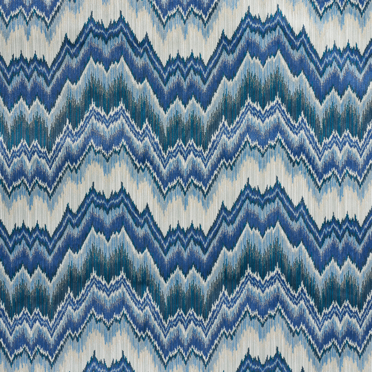 Purchase 78792 | Bezique Flamestitch Velvet, Lapis - Schumacher Fabric