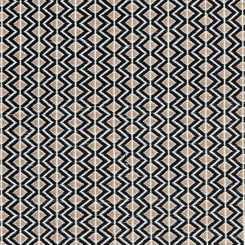 Order 78910 Pinula Hand Woven Black by Schumacher Fabric