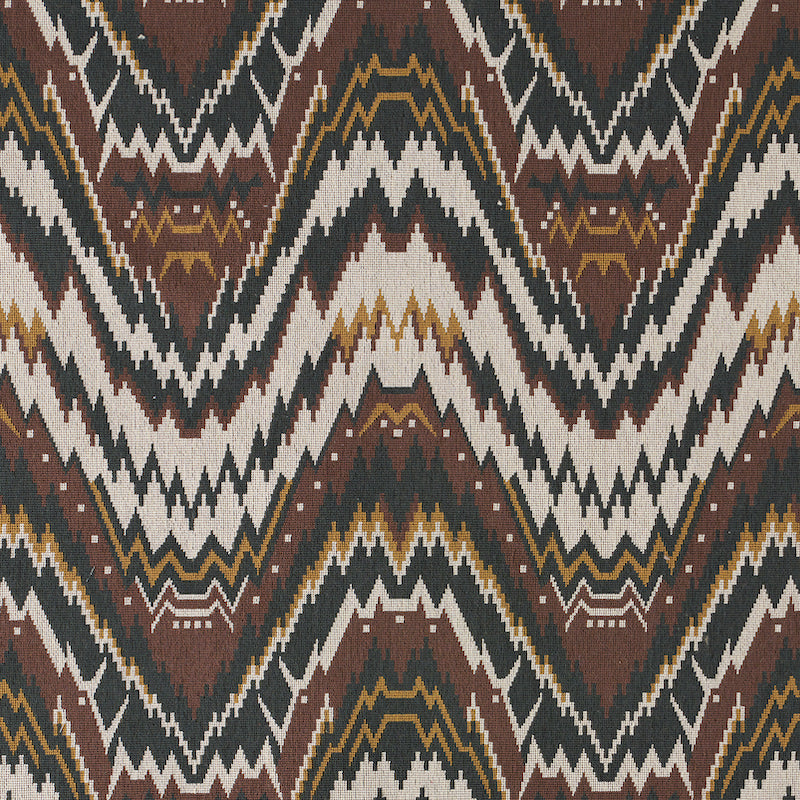 Select 79040 Tauride Epingle Brown by Schumacher Fabric