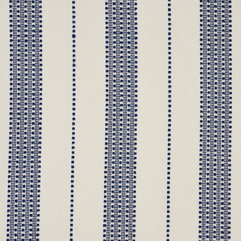 Looking 79090 Lubeck Stripe Navy by Schumacher Fabric