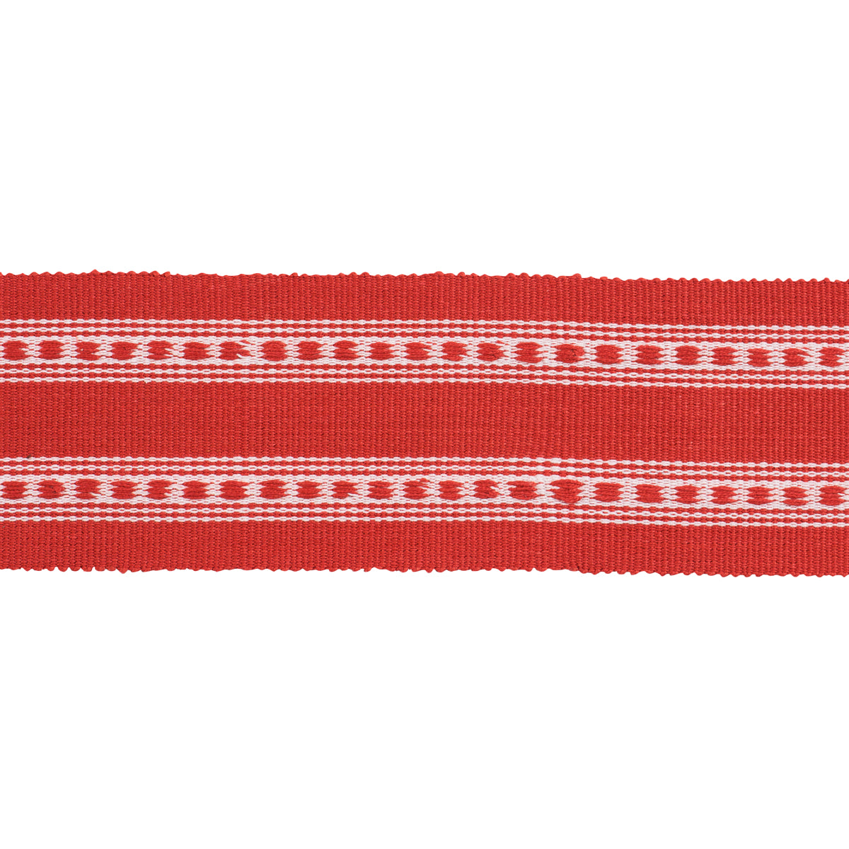 Purchase 79114 | Lubeck Tape, Red - Schumacher Trim