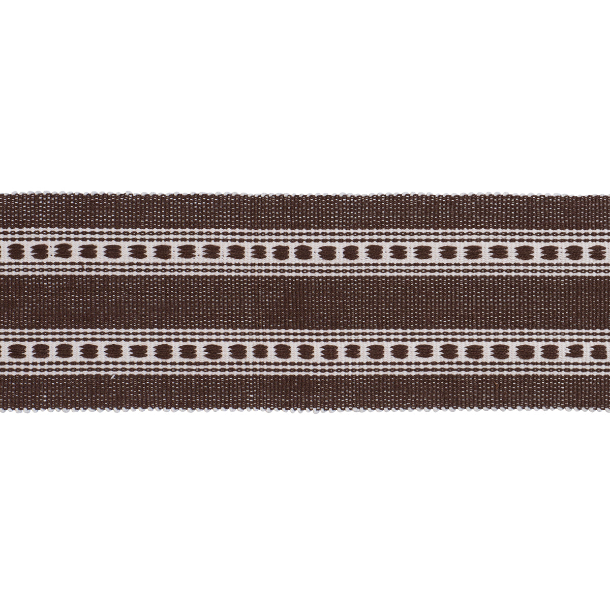 Purchase 79115 | Lubeck Tape, Brown - Schumacher Trim