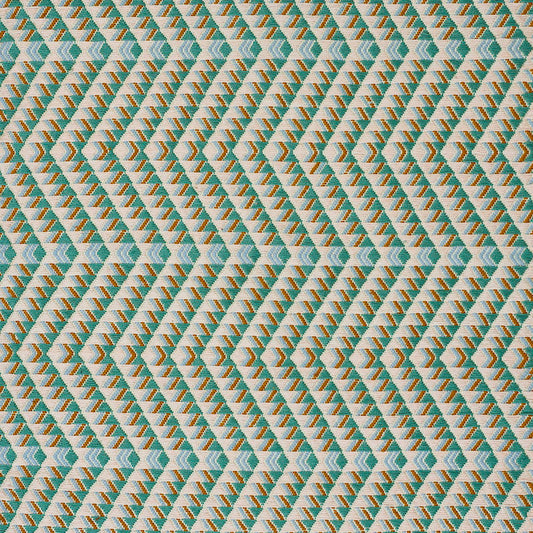 Save 79224 Amates Hand Woven Brocade Duck Egg by Schumacher Fabric