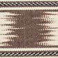 Purchase 79302 | Banyan Ikat Tape, Brown - Schumacher Trim