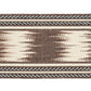 Purchase 79302 | Banyan Ikat Tape, Brown - Schumacher Trim