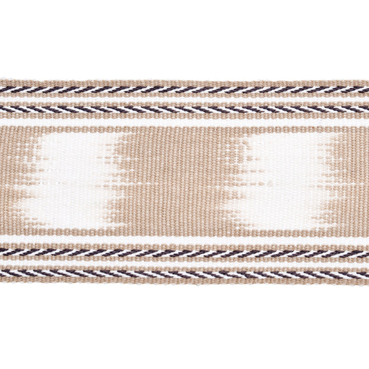 Purchase 79305 | Banyan Ikat Tape, Sand - Schumacher Trim