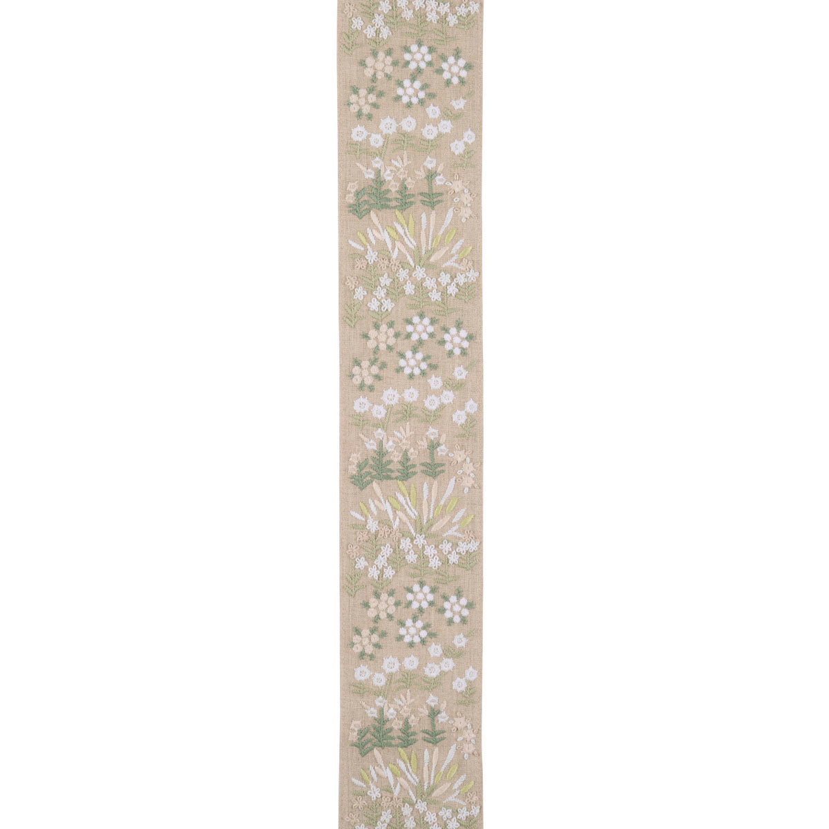 Purchase 79314 | Lula Embroidered Tape, Green - Schumacher Trim