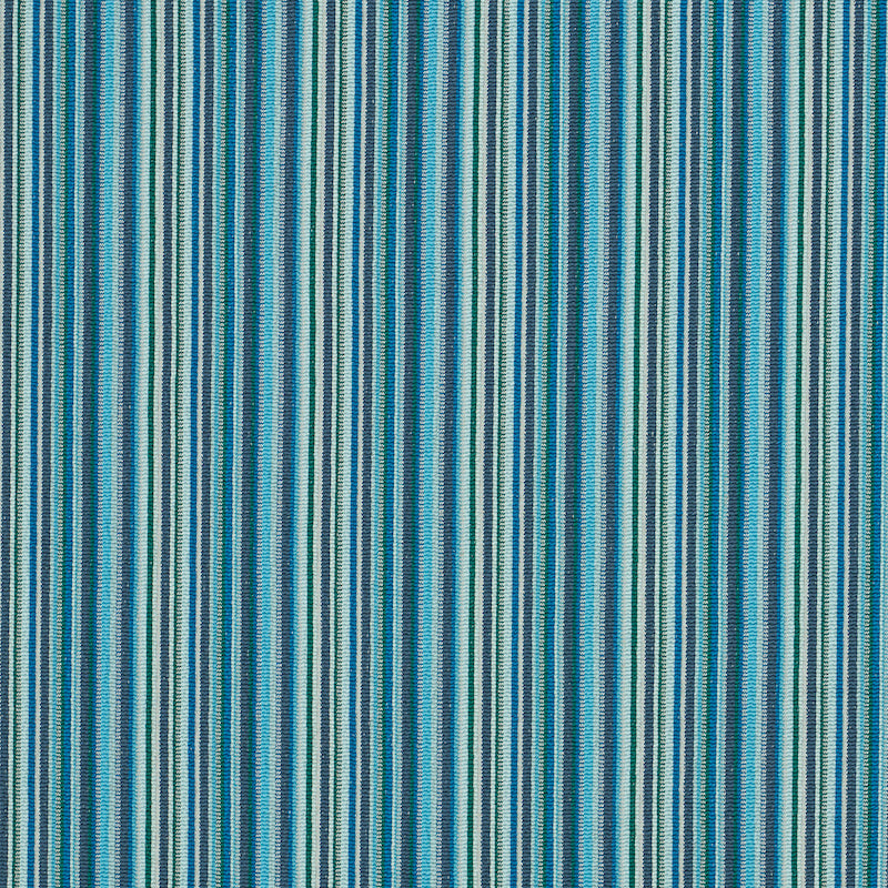 View 79352 Sinoir Stripe Blue by Schumacher Fabric