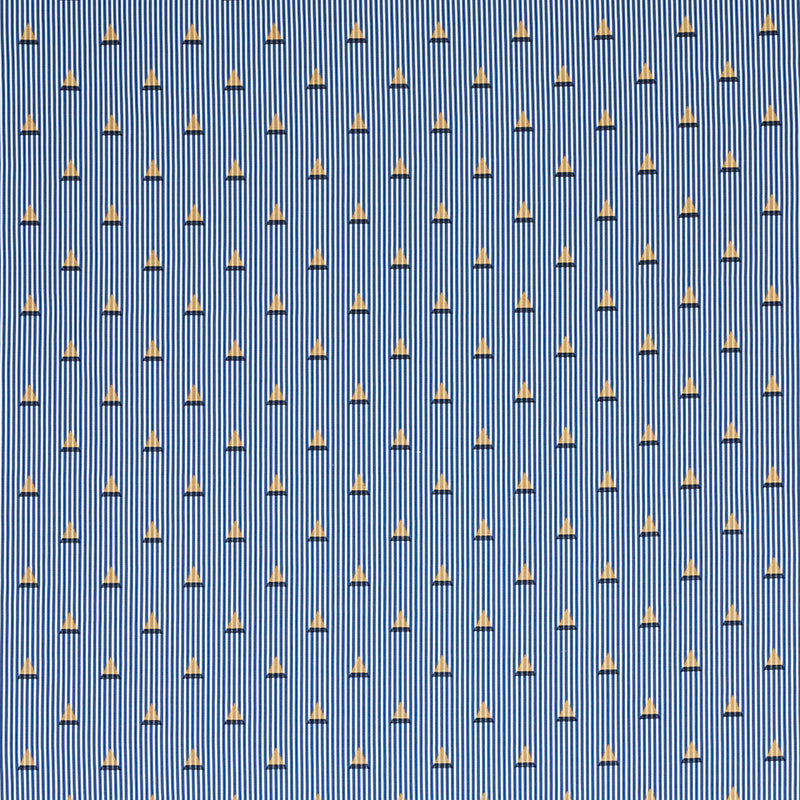 Select 79361 Ludus Stripe Blue by Schumacher Fabric