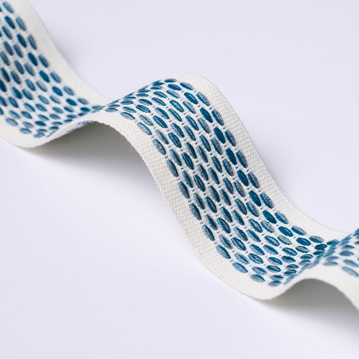 Purchase 79426 | Portola Tape Indoor/Outdoor, Slate - Schumacher Trim