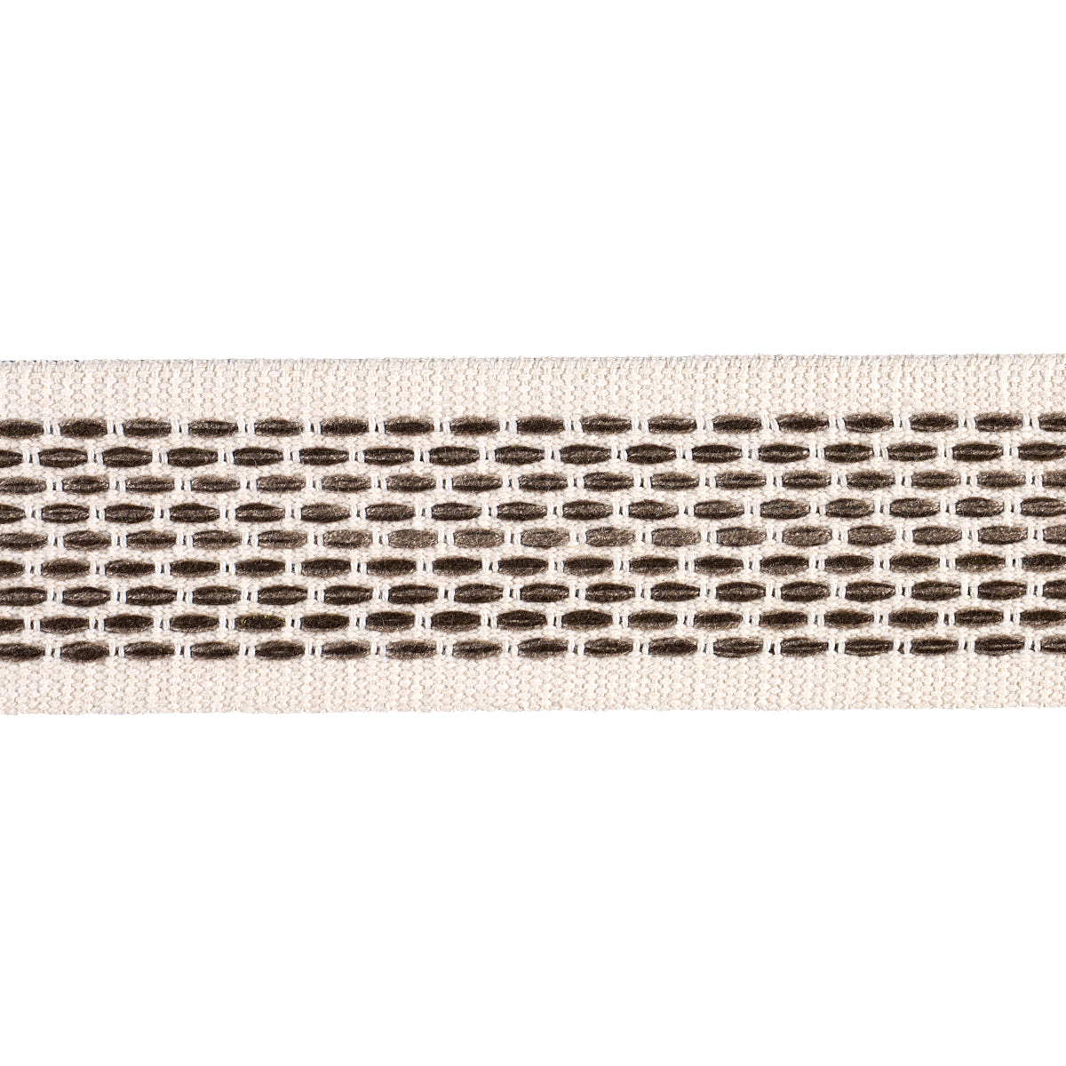Purchase 79427 | Portola Tape Indoor/Outdoor, Pebble - Schumacher Trim