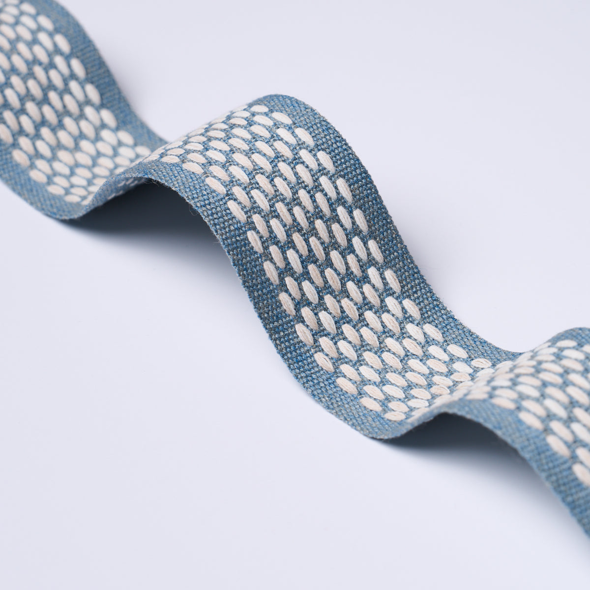 Purchase 79428 | Portola Tape Indoor/Outdoor, Sky - Schumacher Trim