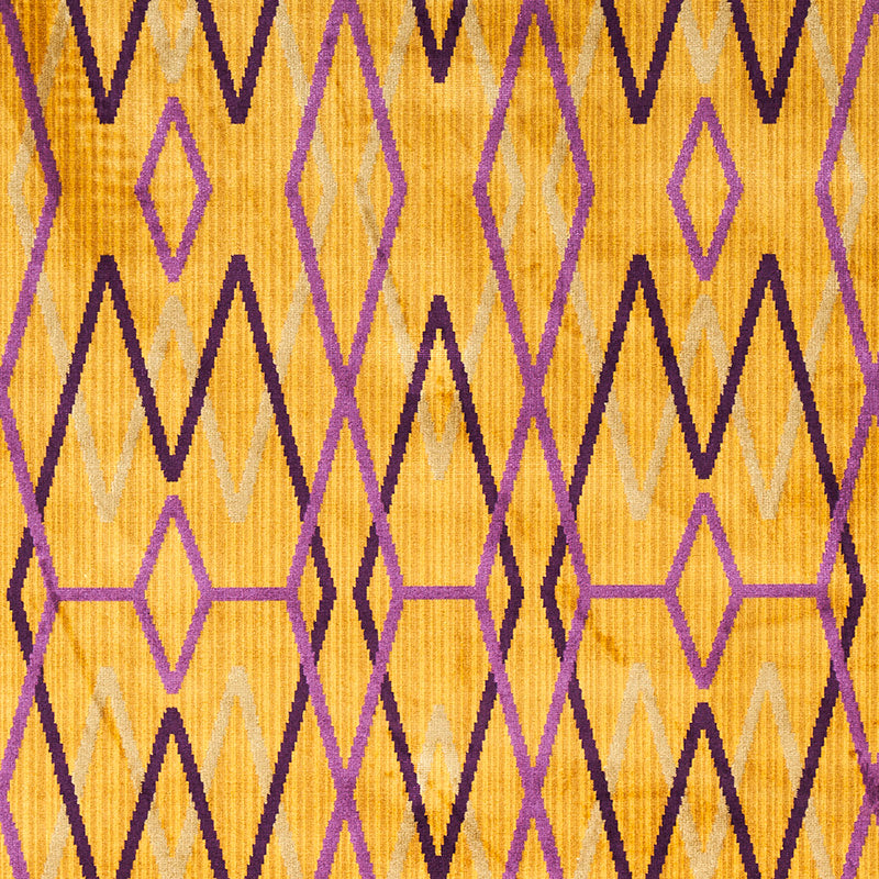 Acquire 79532 Kyoto Trellis Saffron by Schumacher Fabric