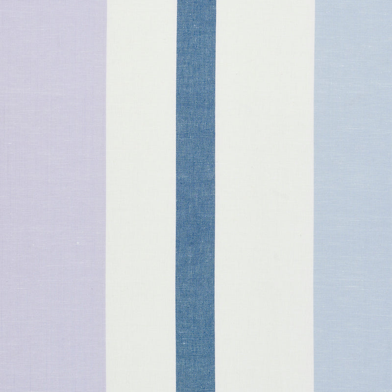 Find 79661 Lolland Linen Stripe Lilac & Blue by Schumacher Fabric