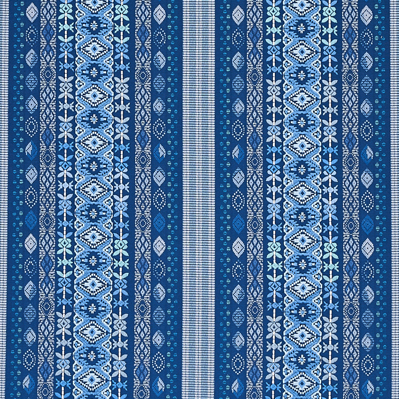 Purchase 79680 Cosima Embroidery, Blue Multi by Schumacher Fabric