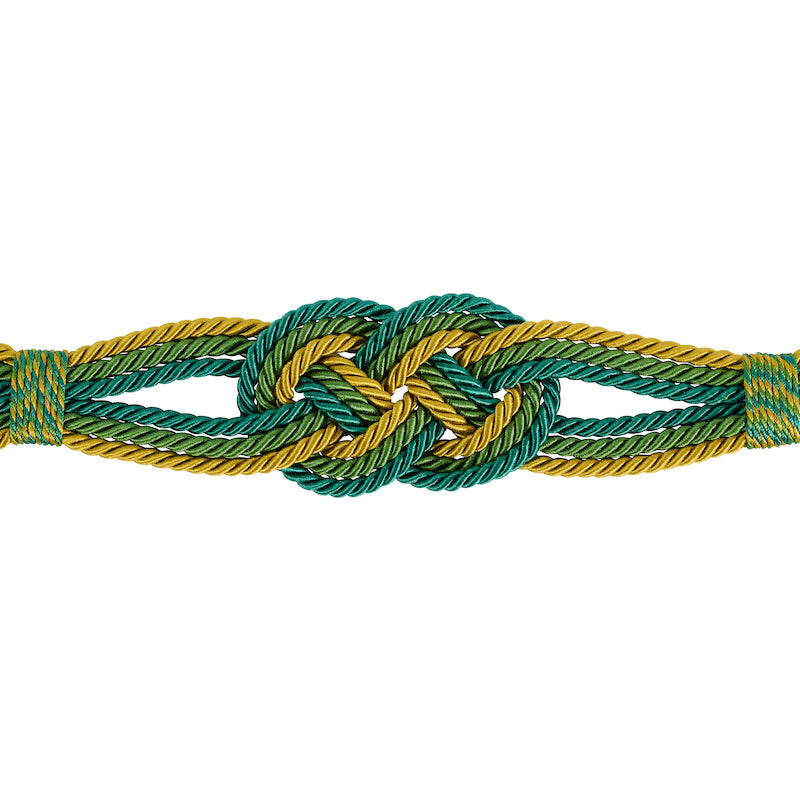 Purchase 79852 | Mounia Tie Back, Peacock - Schumacher Trim