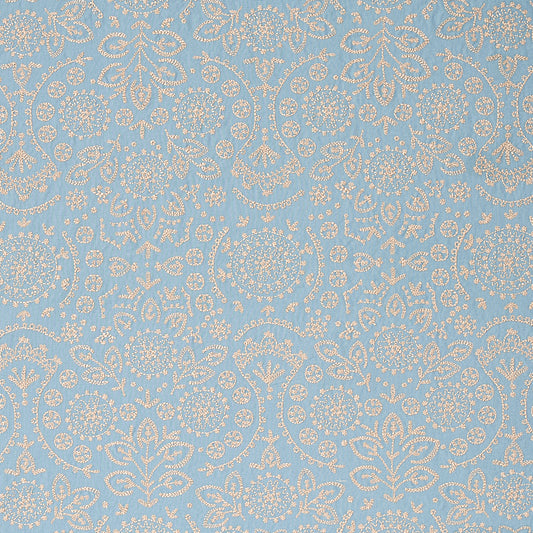 View 79860 Tiana Embroidery Chambray by Schumacher Fabric