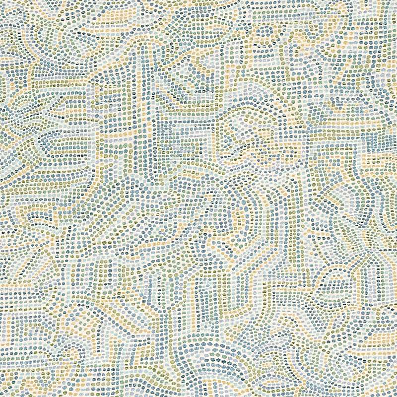 Acquire 79870 Galina Sky by Schumacher Fabric