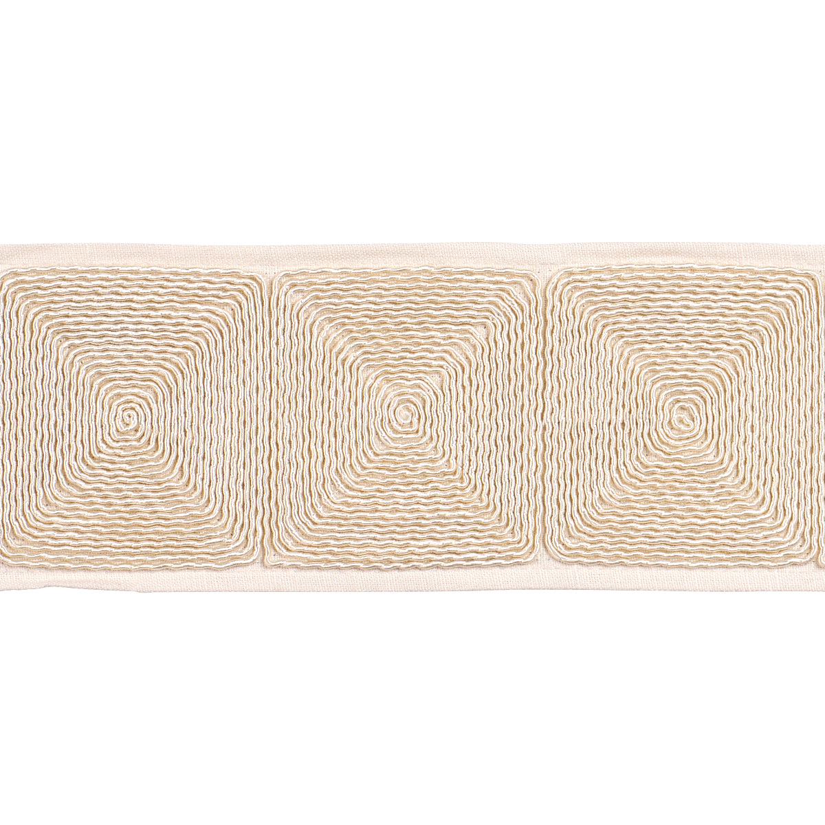 Purchase 79891 | Nautilina Embroidered Tape, Ivory - Schumacher Trim
