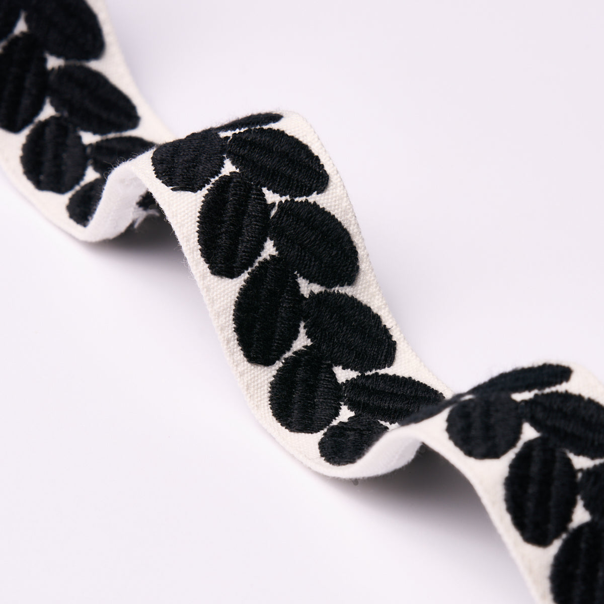 Purchase 79915 | Berkeley Tape Narrow, Black - Schumacher Trim