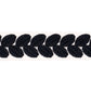 Purchase 79915 | Berkeley Tape Narrow, Black - Schumacher Trim