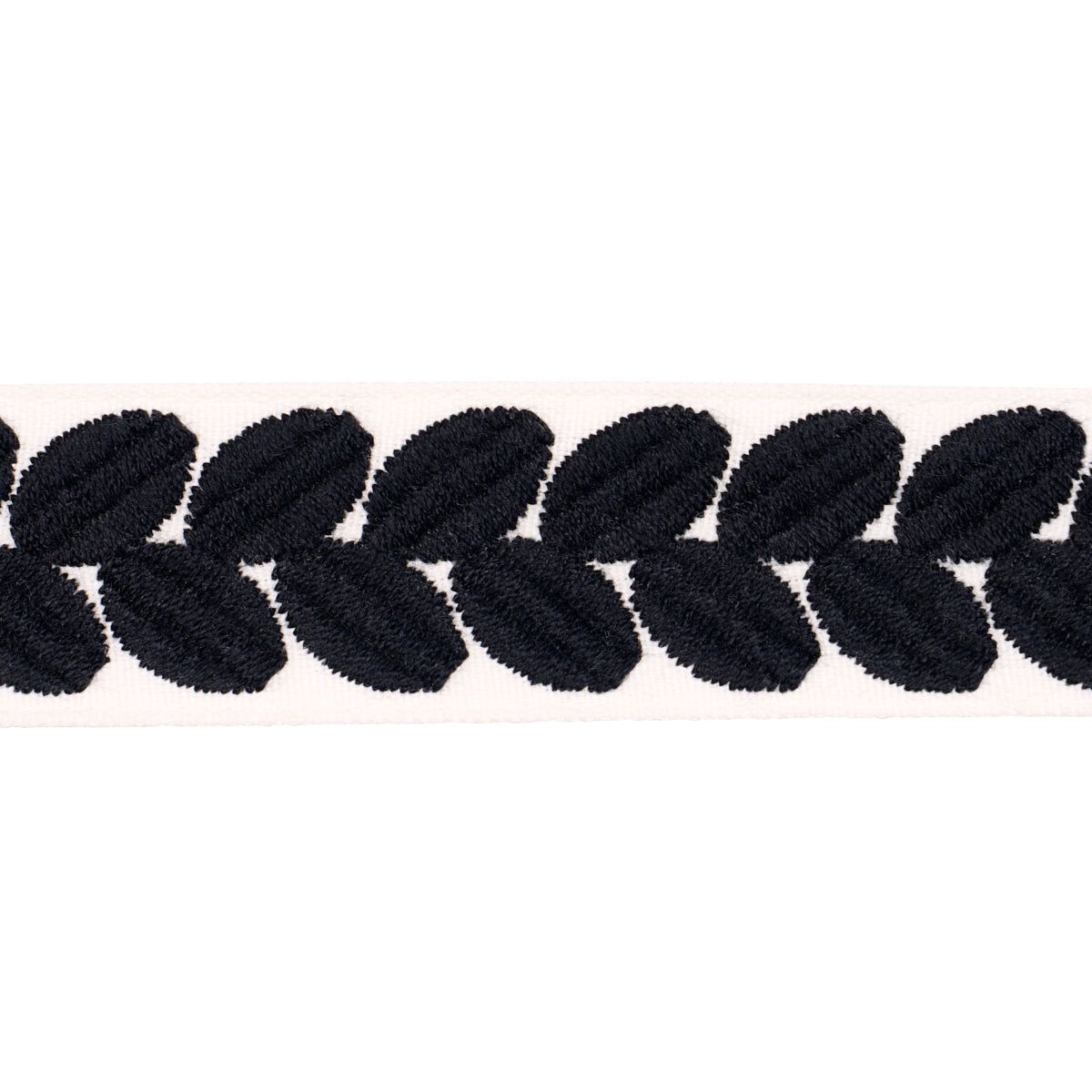 Purchase 79915 | Berkeley Tape Narrow, Black - Schumacher Trim