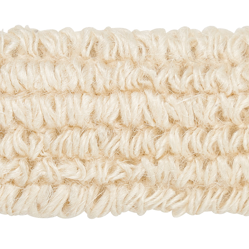 Purchase 80061 | Barba Jute Tape, Ivory - Schumacher Trim