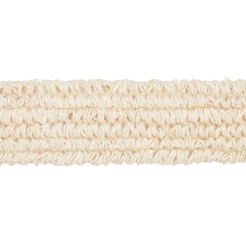 Purchase 80061 | Barba Jute Tape, Ivory - Schumacher Trim
