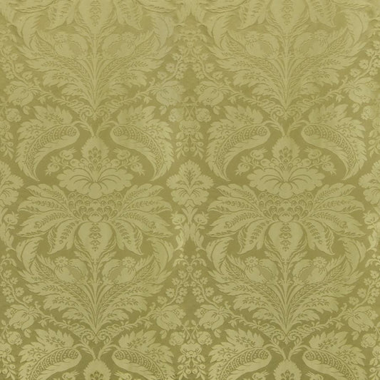 Looking 8013188-30 Damask Pierre Olive Damask by Brunschwig & Fils Fabric