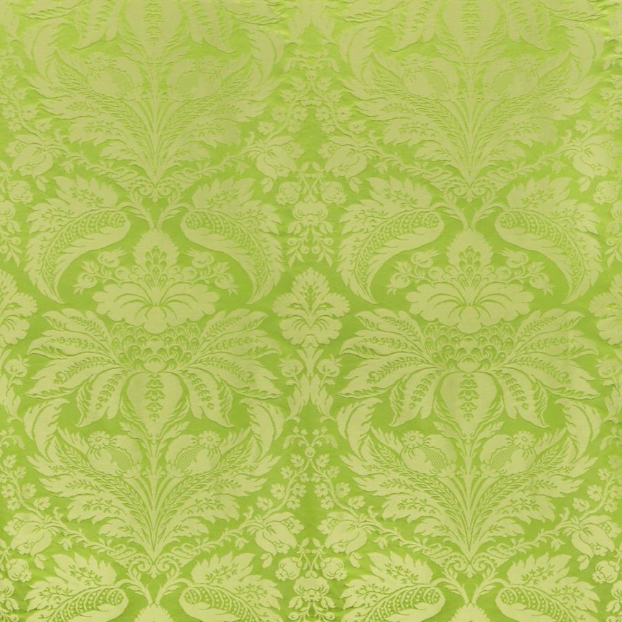 Sample 8013188-33 Damask Pierre Green Damask Brunschwig and Fils Fabric