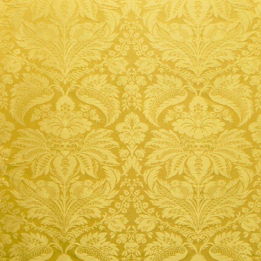Sample 8013188-4 Damask Pierre Canary Damask Brunschwig and Fils Fabric